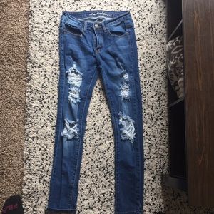 Distressed Jeans